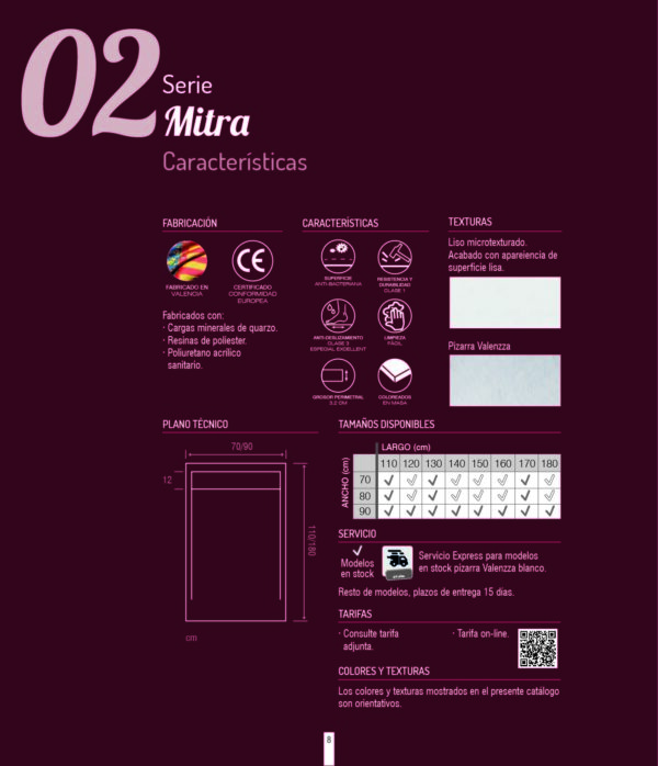 Serie Mitra caracteristicas